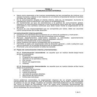 Comunicación interna