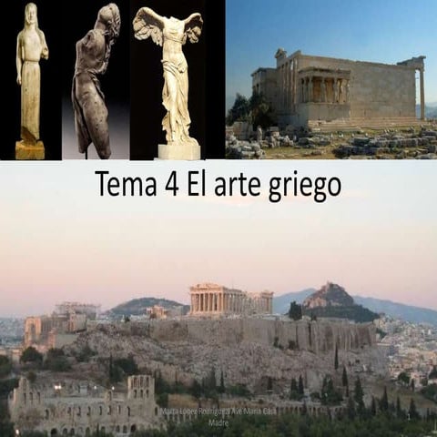 Tema 4 el arte griego