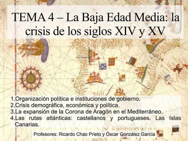 LA PENINSULA IBERICA EN LA BAJA EDAD MEDIA