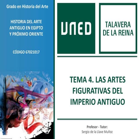 Egipto. Las Artes Figurativas Imperio Antiguo