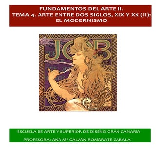  FUNDAMENTOS DEL ARTE II. TEMA 4. M...