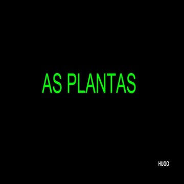Tema 4 natu. as plantas