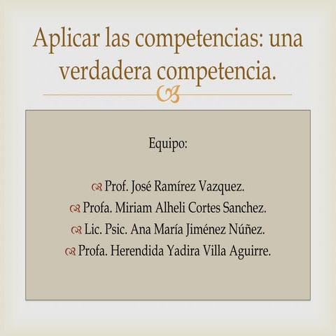 Tema 5.1. competencias