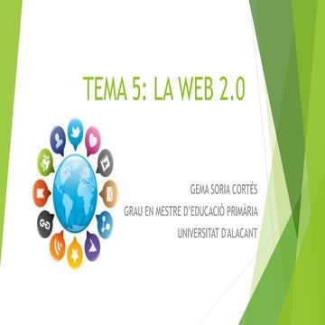 TEMA 5: LA WEB 2.0