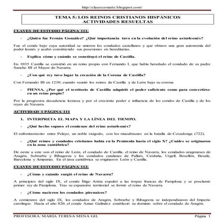 Tema 5 2 eso actividades resueltas