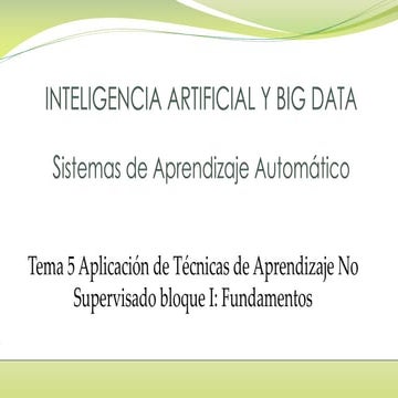 Mapa conceptual MACHINE LEARNING | PDF