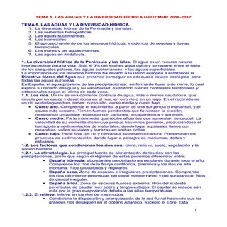 Las aguas y la diversidad hídrica