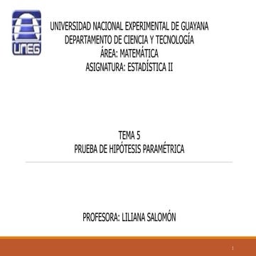 Prueba de Hipótesis