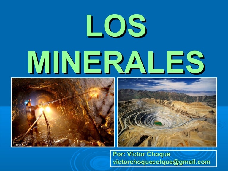 Tema 5 recursos minerales mundiales 2013 Tema 5 recursos minerales mundiales 2013
