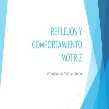 Tema 5 reflejos y comportamiento motriz