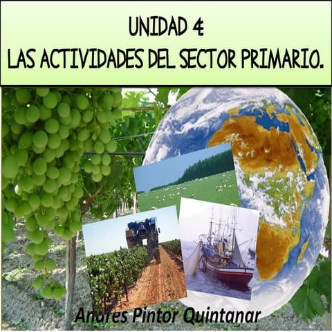 Tema 6. sector primario