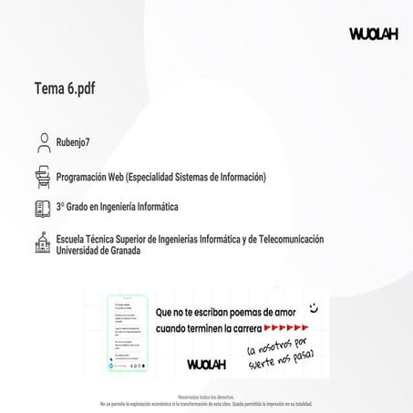 Programacion Web UGR - Tema 6.pdf