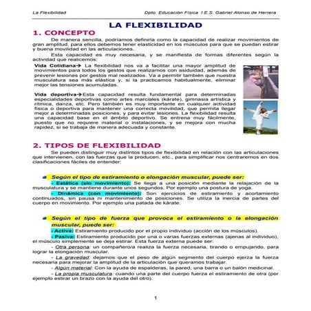 Tema 6. la flexibilidad