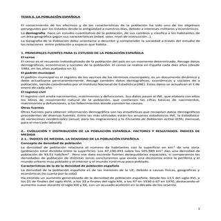 Tema 6. población española