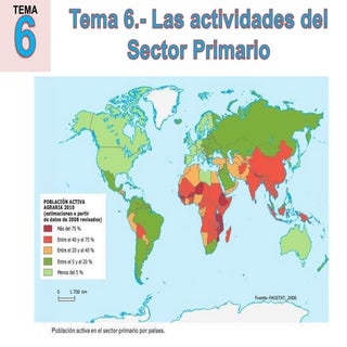 Tema 6.- Las actividades primarias
