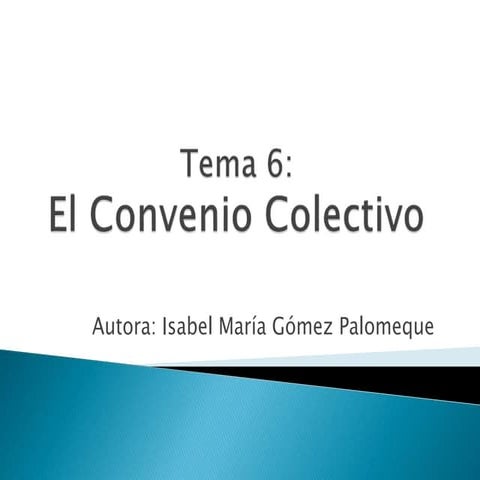 Formación y Orientación Laboral: Convenio Colectivo