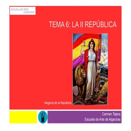 Tema 6 la ii república española