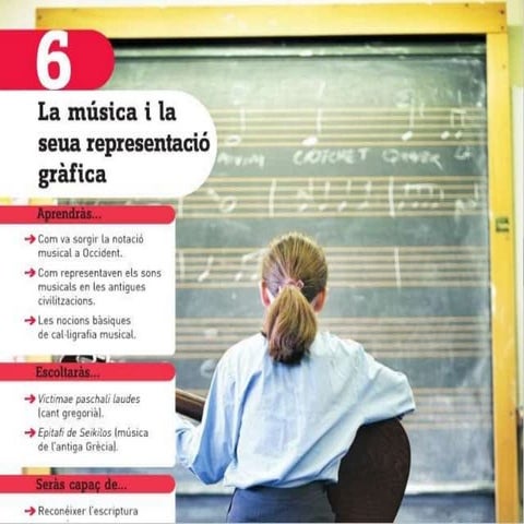 Tema 6 la música y su representación gráfica