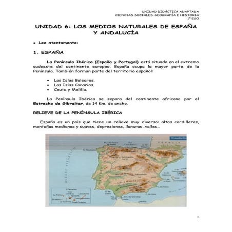 Tema6 los medios_naturales_de_espana_y_andalucia