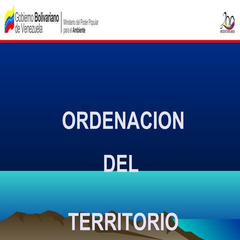 Ordenacion del territorio Venezolano