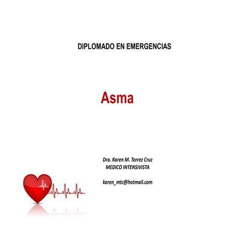 Asma casi fatal atendido en emergencias de medicina interna