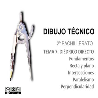 Tema 7. diedrico directo fundamentos