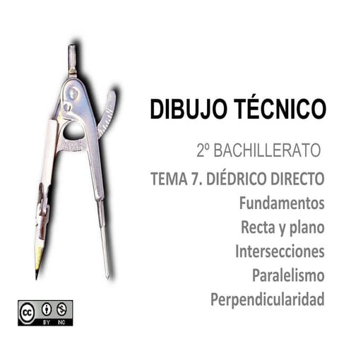 Tema 7. diedrico directo fundamentos