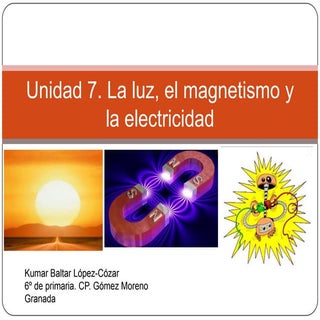 Tema 7 La luz, el magnetismo y la e...