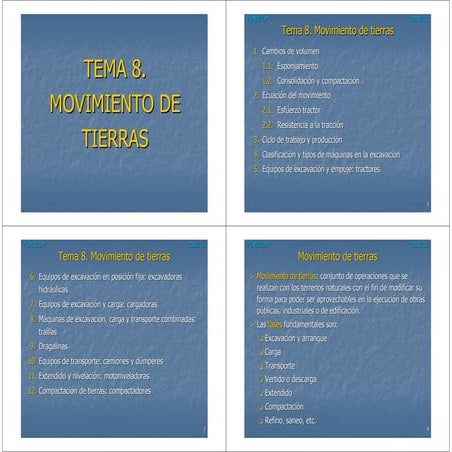 moviemiento de tierrsas