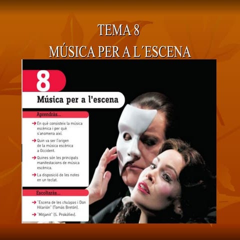 Tema 8 música per a l´escena