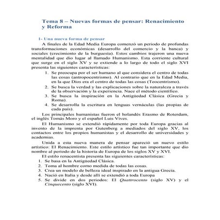 Tema 8 nuevas formas de pensar