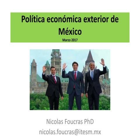 Política exterior economica de México