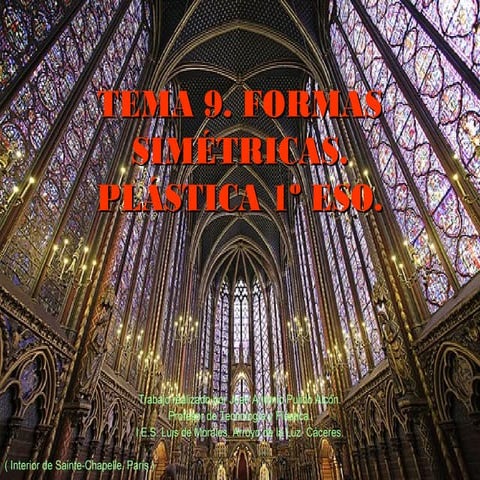 Tema 9. Formas Simétricas.
