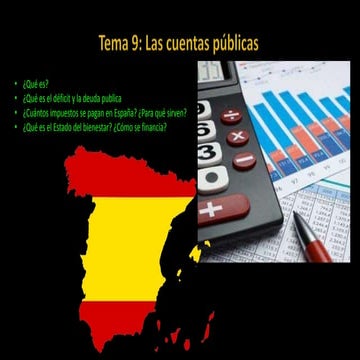 Las cuentas públicas