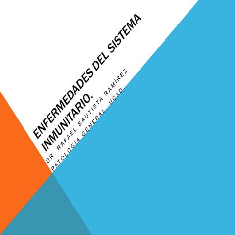 Tema 9. Enfermedades del sistema inmunitario