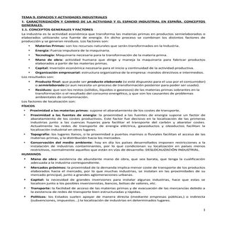 Tema 9. espacios y actividades indu...