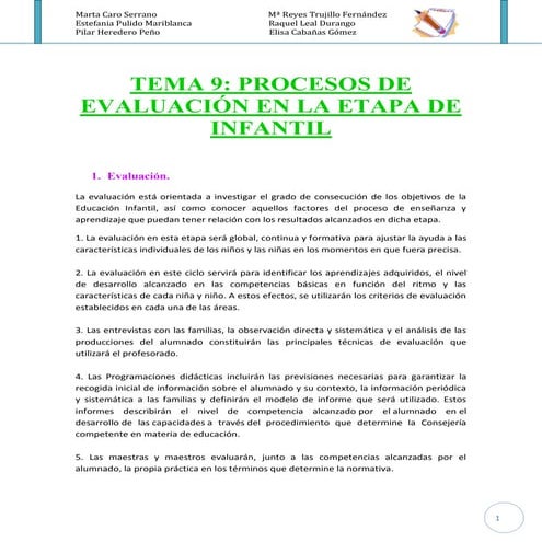 Tema 9 la evaluación en educación infantil pdf (1)