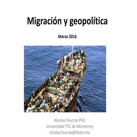 Geopolitica de la migración