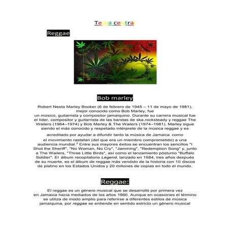 Diapositivas reggae | PPT