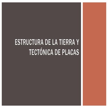 Estructura y composición de la Tierra 2025