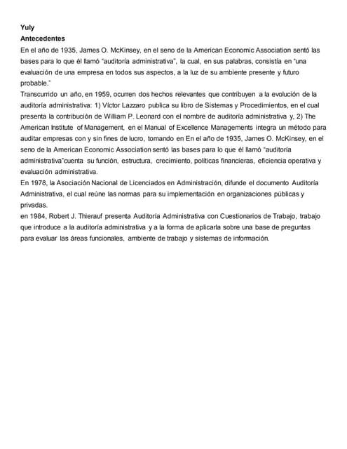 AUDITORIA ADMINISTRATIVA