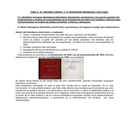 TEMA ILUSTRADO 4.EL RÉGIMEN LIBERAL Y LA HEGEMONÍA MODERADA pdf