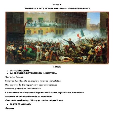 tema ilustrado tema1: Revolución industrial y el imperialismo