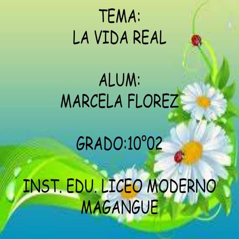 Tema la vida real 11 02
