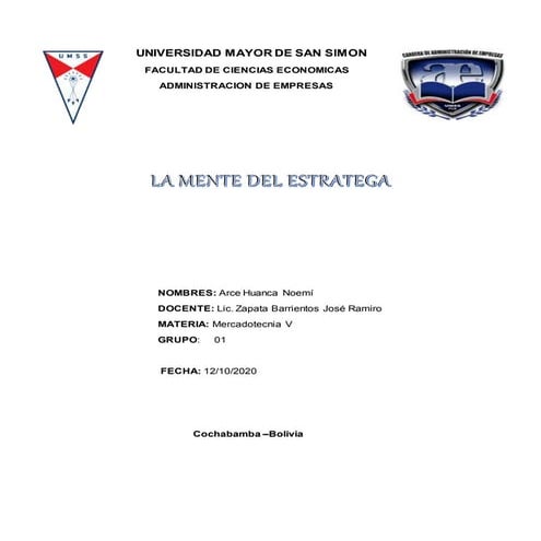 LA MENTE DEL ESTRATEGA