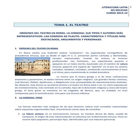 Temario de literatura latin 2 (2013 14) ies delicias