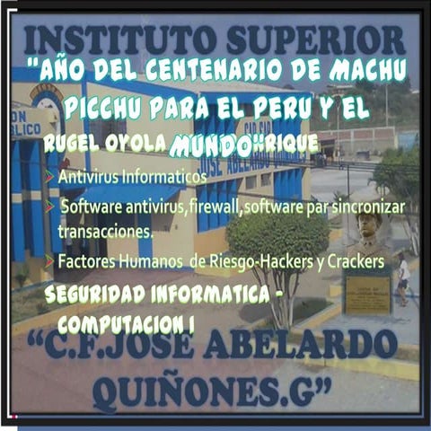 Temario de seguridad informatica..antivirus informaticos