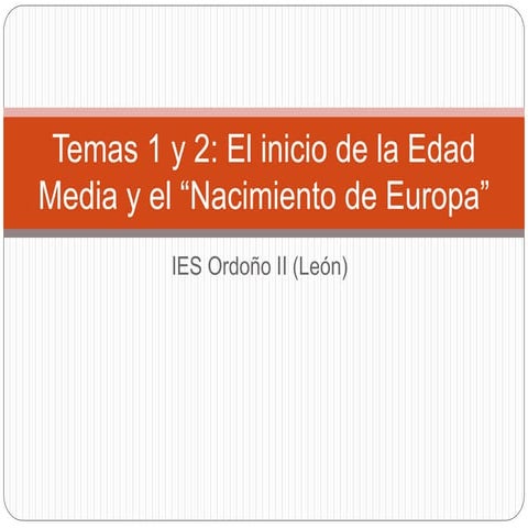 Temas1 y 2  2º ESO