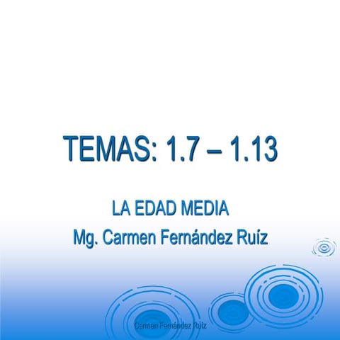Temas del 7 13