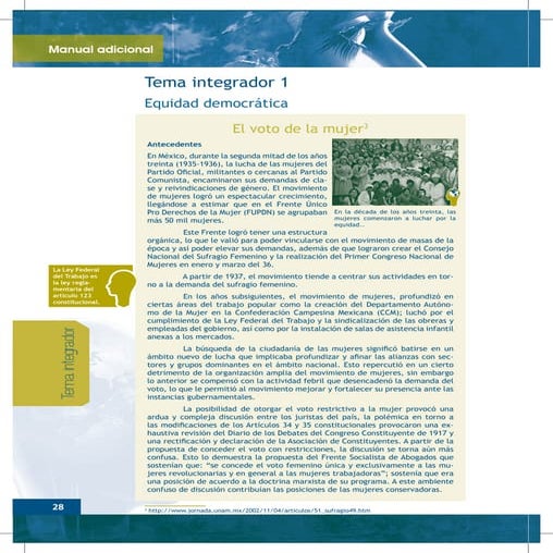 Temas integradores unidad ii